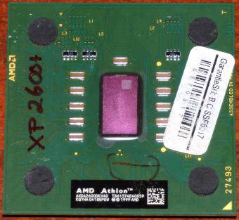 AMD Athlon XP 2600+ 1,917GHz CPU (K7 Barton) AXDA2600DKV4D 333FSB Socket-A Germany 2002